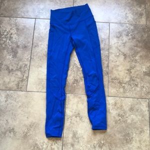 Blue Lulu Lemon leggings
